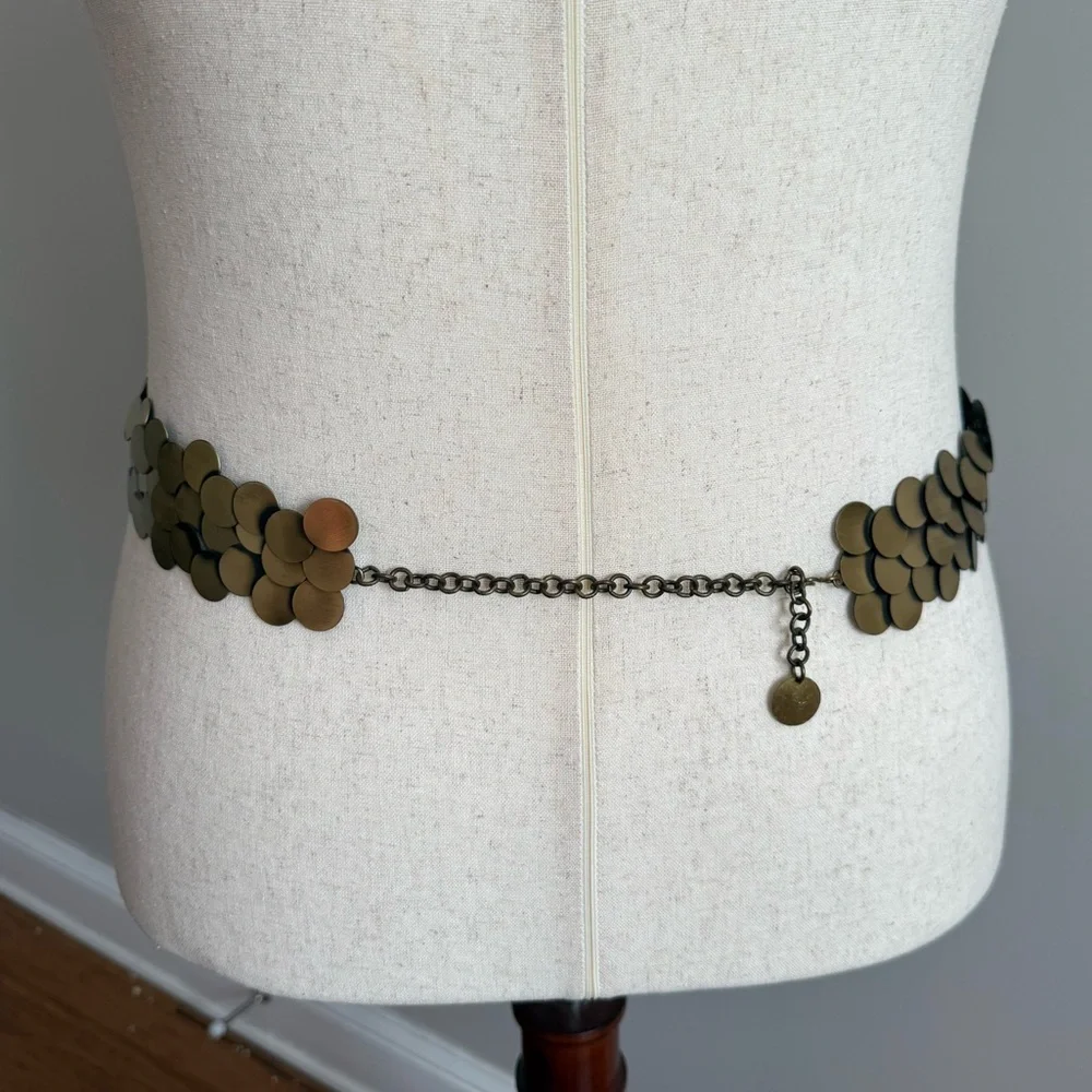 Gold Disc Statement Belt - Picture 3 of 4